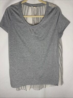 Hem & Thread Women Short-Sleeve Top - Gray